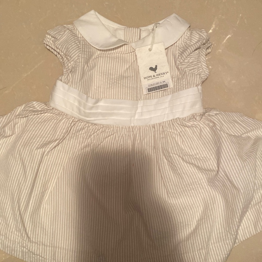 Hope and Henry baby girl dress size 0-3months